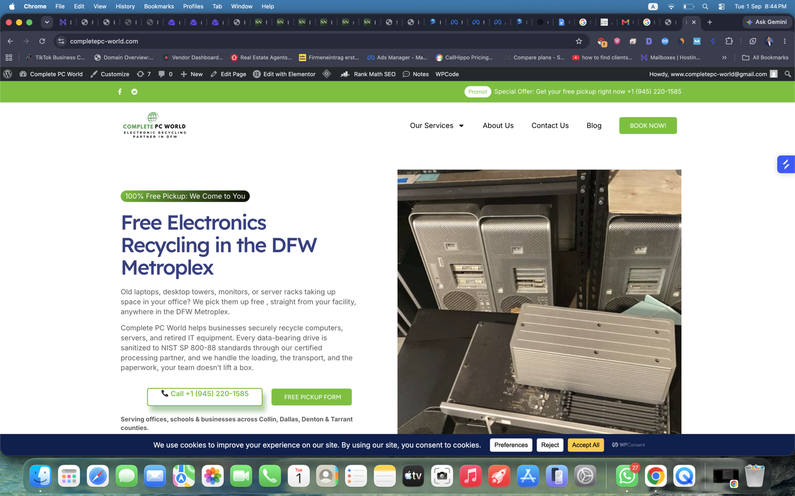 Complete PC World website built for organic search and AI search visibility