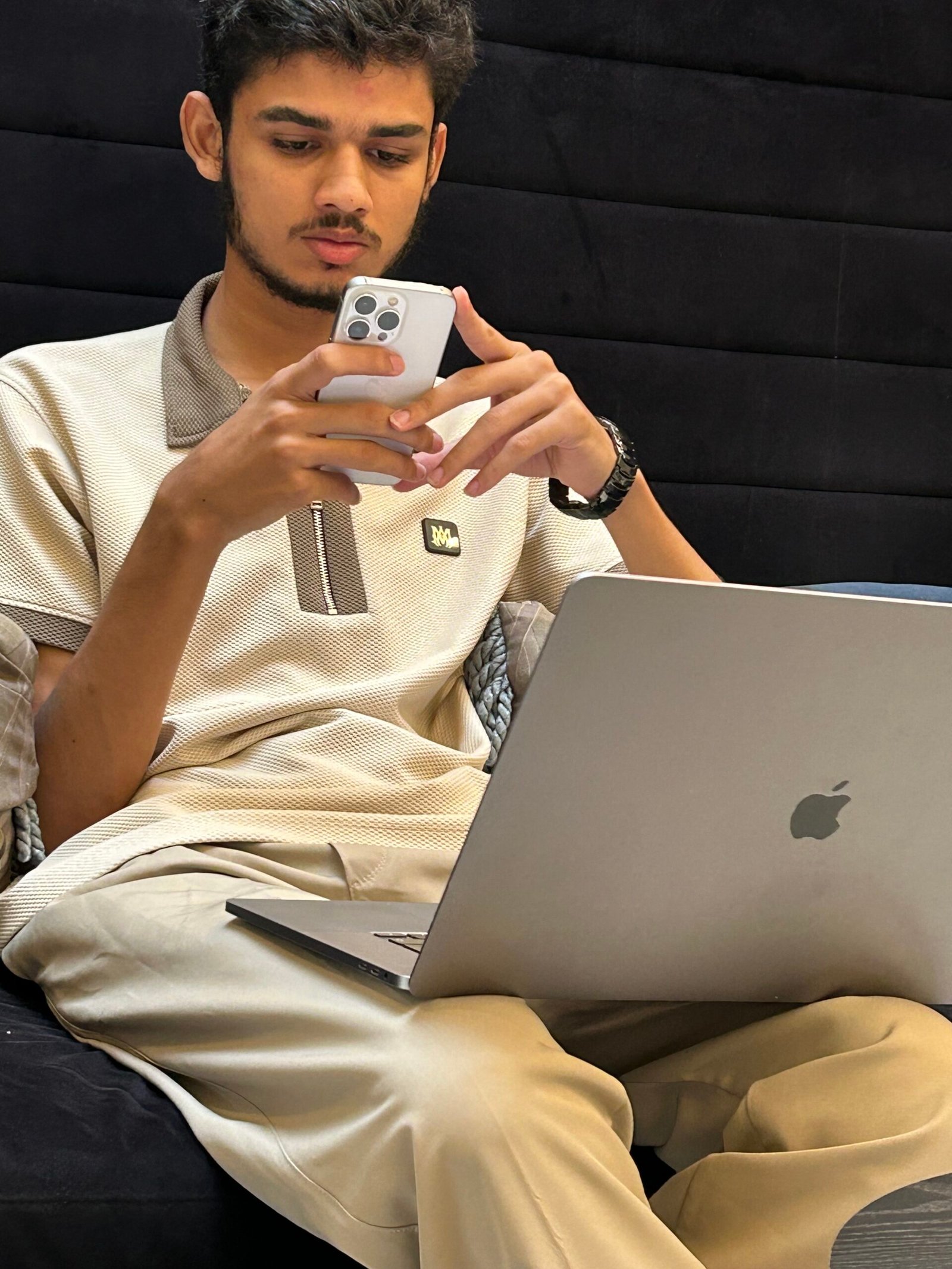 Chaudhary Usama working on client growth strategy at Mentor AOD